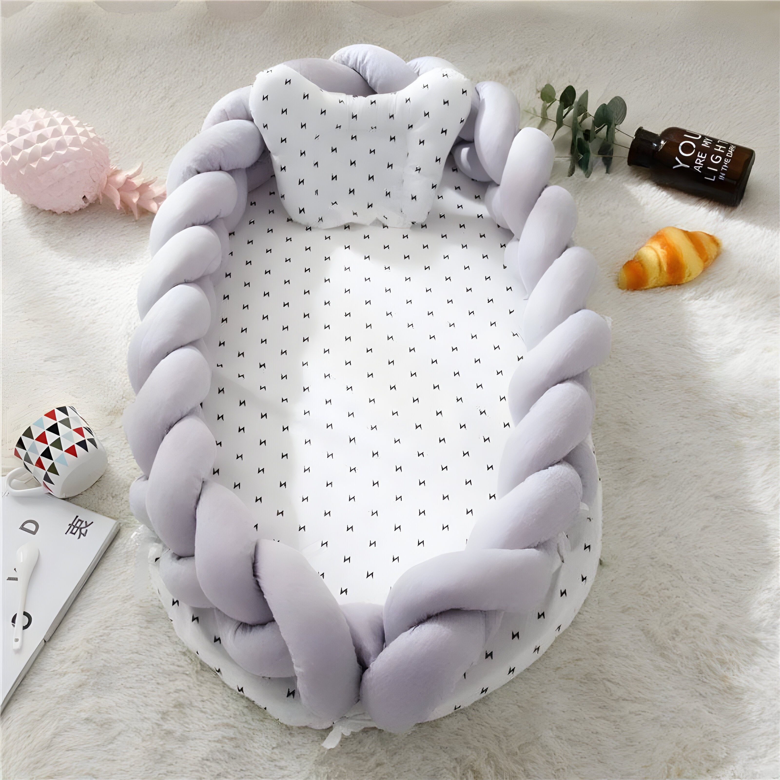 SnuggleBraids Plush - Handgjord Knuten Flätad Plush