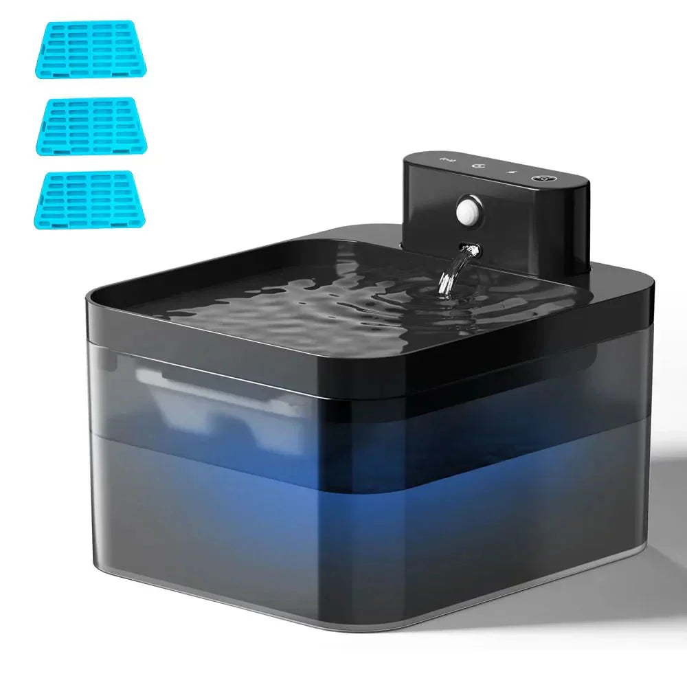 PUREFLOW BRUNNEN – Intelligent kattfontän med rörelsesensor & filtrering