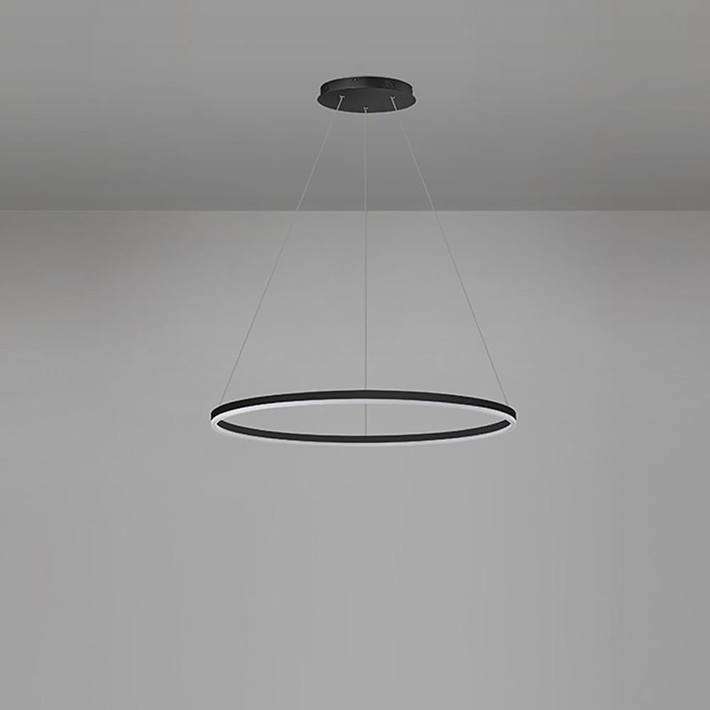 Modern svart LED hängande taklampa