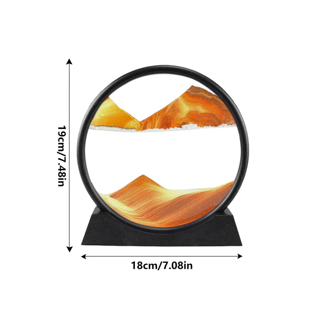 SereneFlow - förtrollande rörlig sandkonst för avkoppling