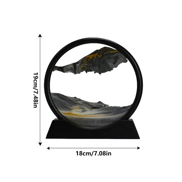 SereneFlow - förtrollande rörlig sandkonst för avkoppling