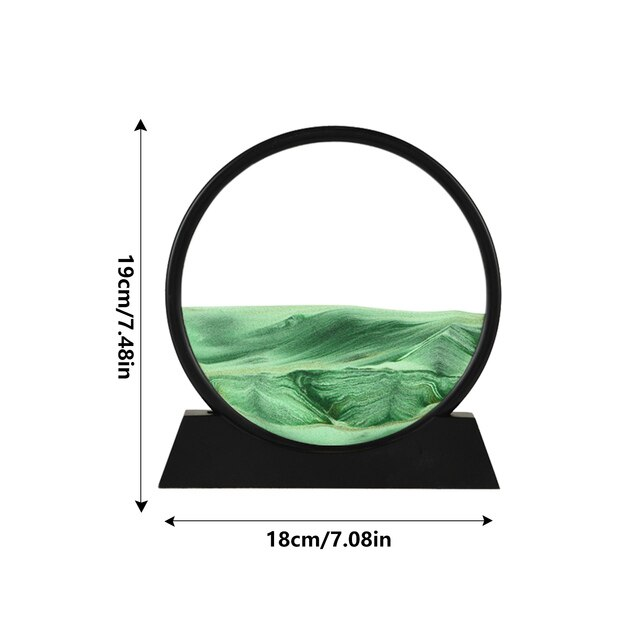 SereneFlow - förtrollande rörlig sandkonst för avkoppling