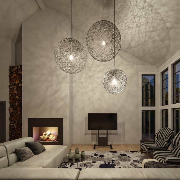 RandomGlow - Unik Slumptäckande Design Pendellampa För Moderna Interiörer