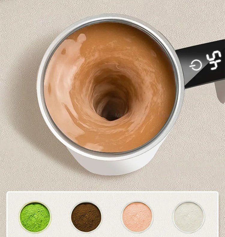 Kaffekopp Självrörande med Temperaturdisplay