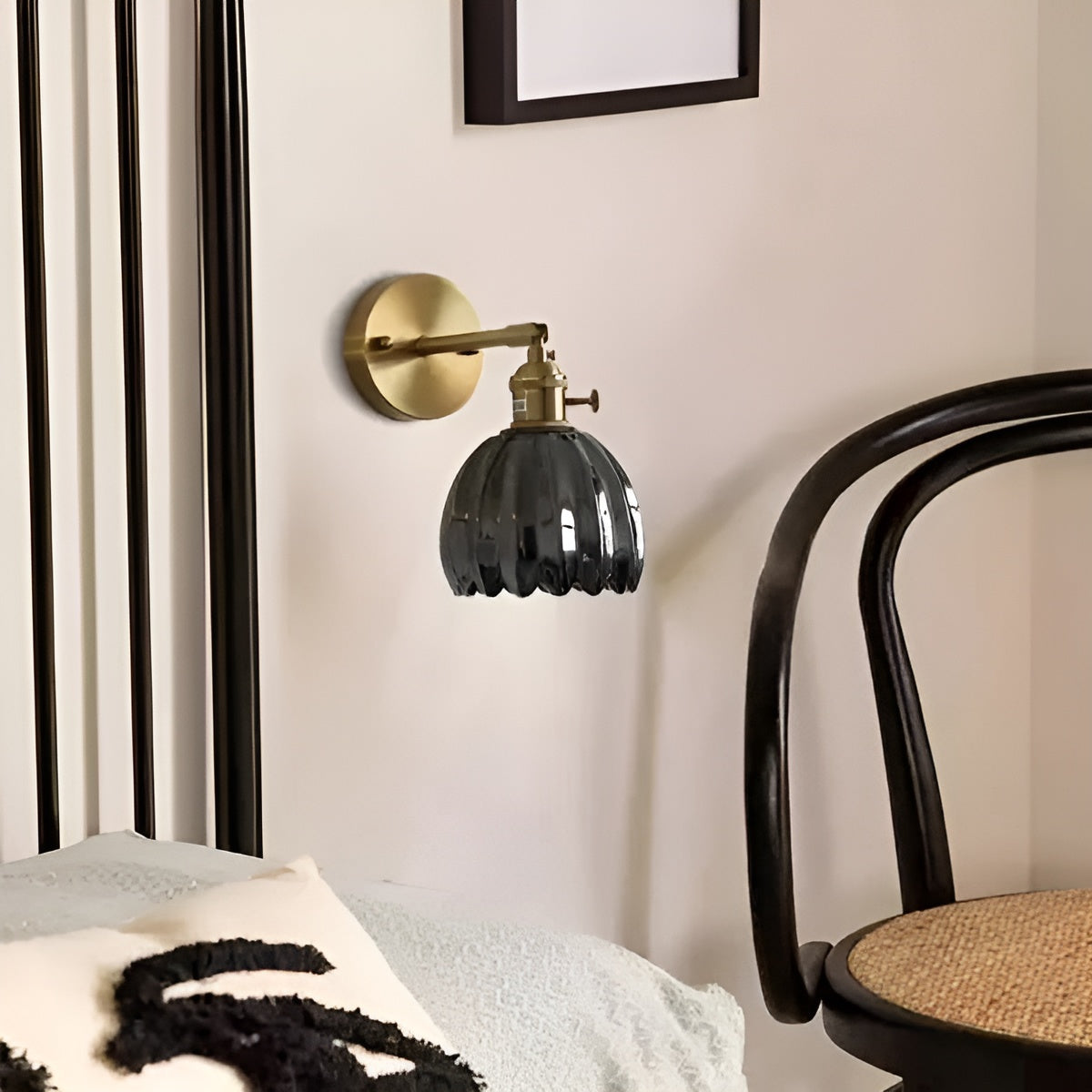 AuroraGlow Light - Modern Tulpan-Glas LED-Vägglampa