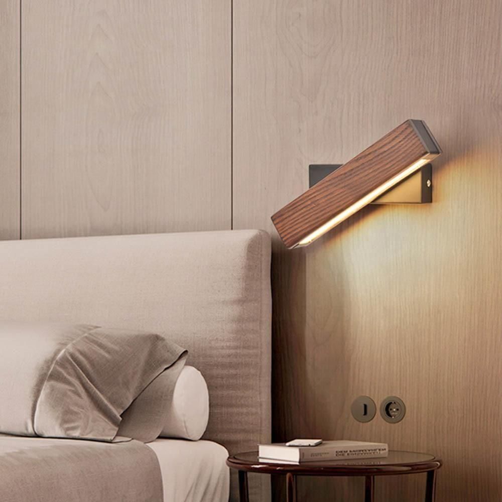 BrightCharm Lights - Modern trä-LED-lampa