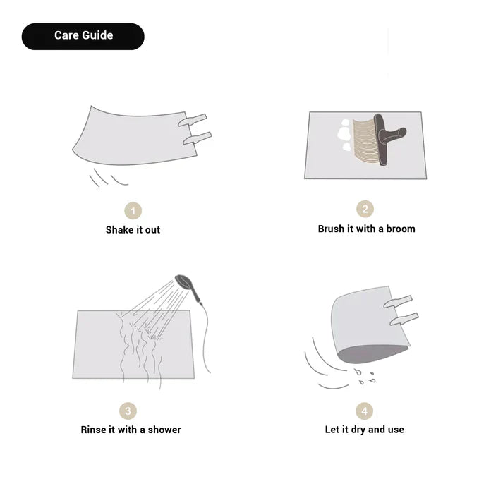 Arketa Halo | Tvättbar matta i halvcirkel form