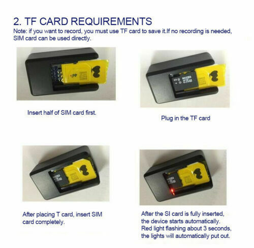GPS Tracker Mini Bärbar Magnetisk Enhet