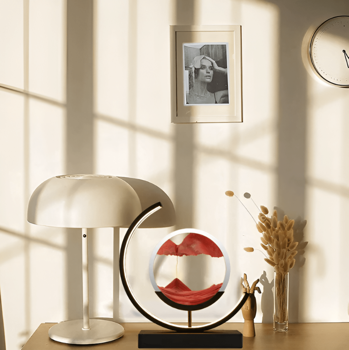 SOLUNA LAMPA – Avkopplande Sandlampa med app- och fjärrkontroll