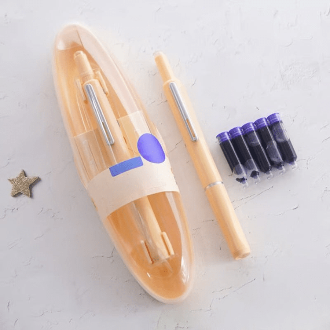 SCRIPTURA – Bläckpenna med inbyggd spets, mjuk skrivflyt och tidlös design