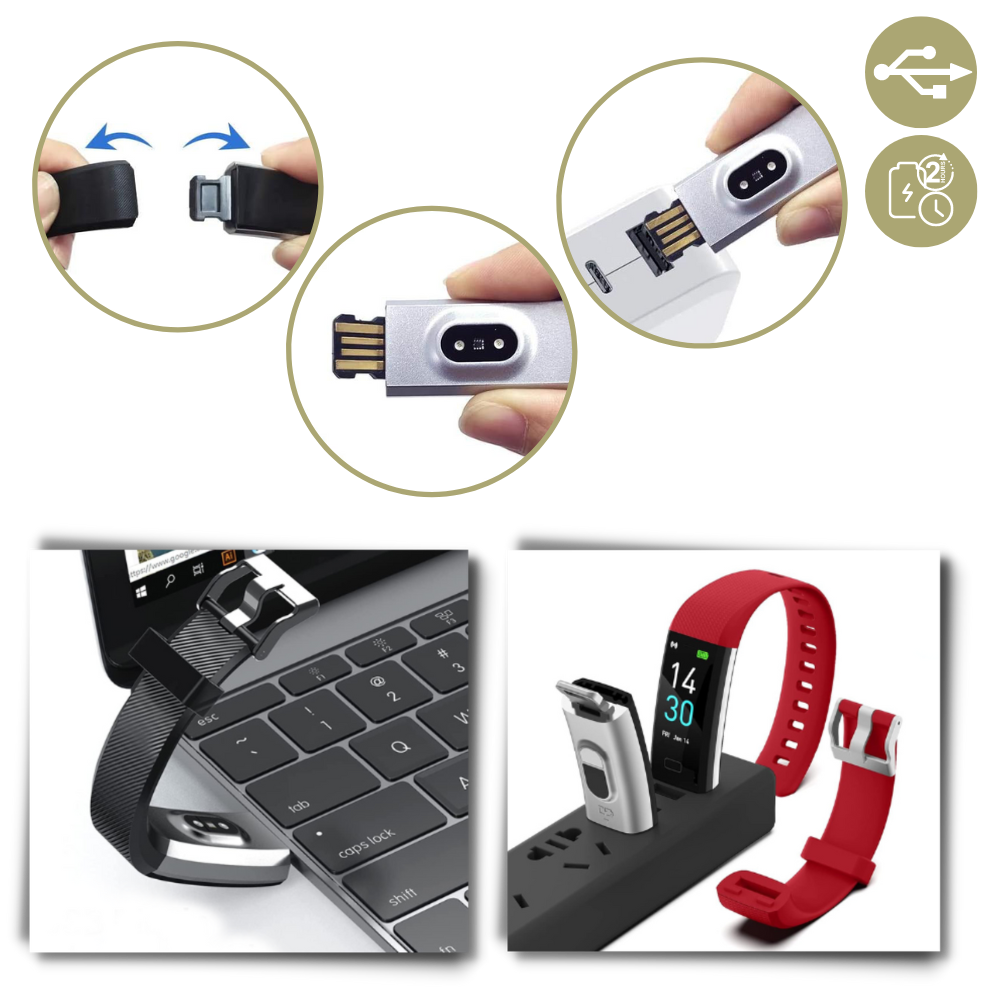 Smartwatch med hälsospårning för seniorer