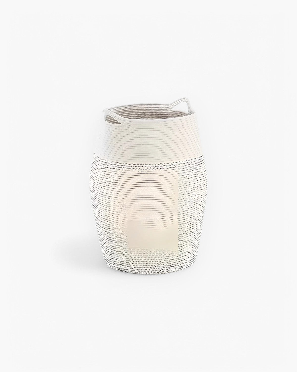 Carvallo - Elegant tvåfärgad tvättkorg för stiligt och praktiskt förvaring