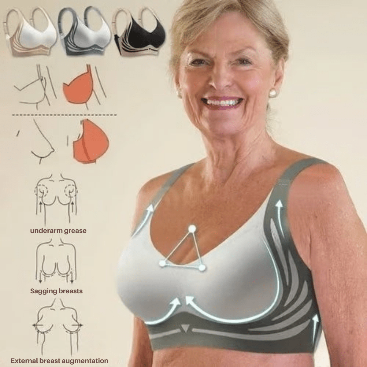 SERENITYFIT – Trådlös BH för hela dagens komfort och naturligt stöd