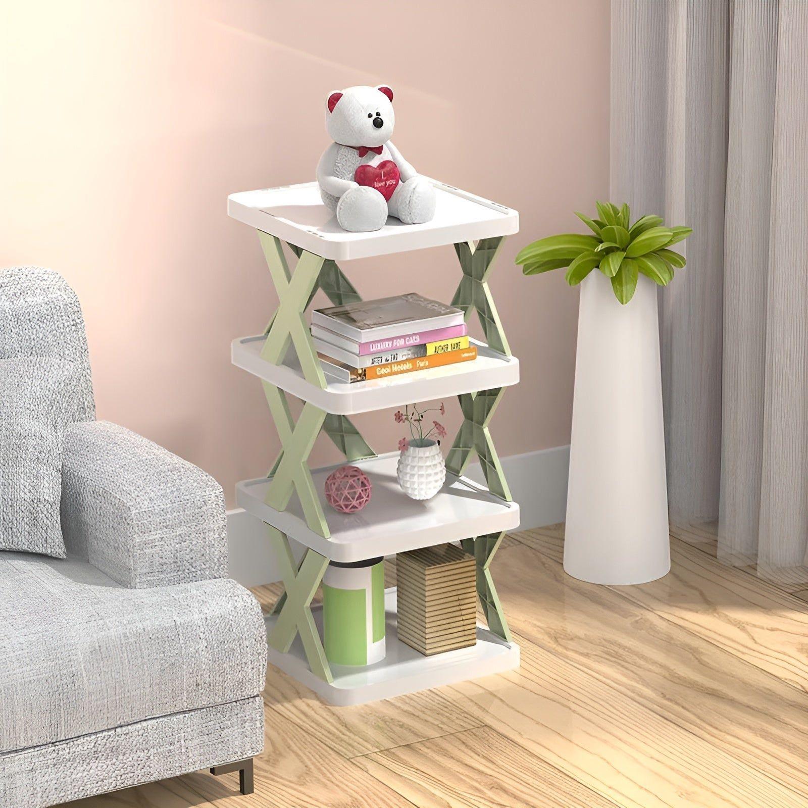 FlexiRack Skororganisatör - Multifunktionell Flerlagrig Fällbar Skohylla