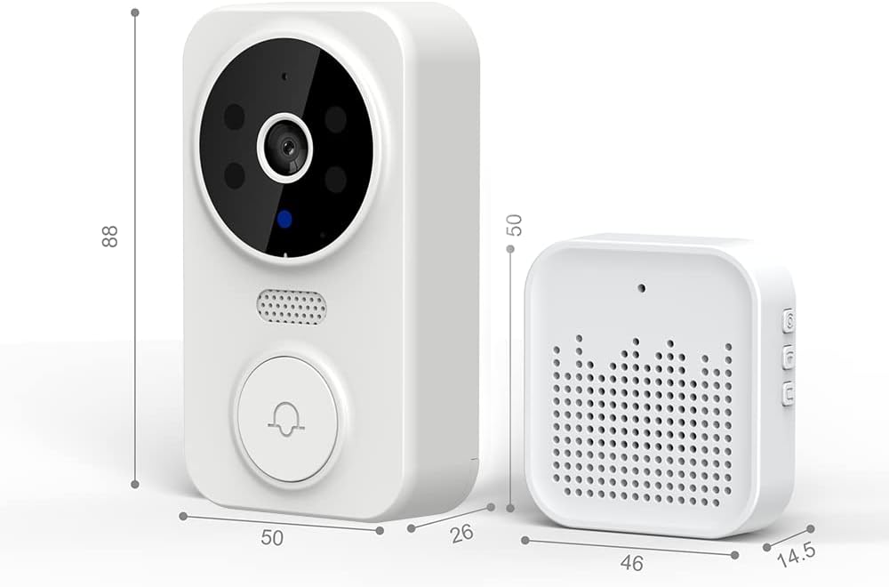 SmartView Dörrklocka – Intelligent dörrklocka med HD-kamera och rörelsesensor