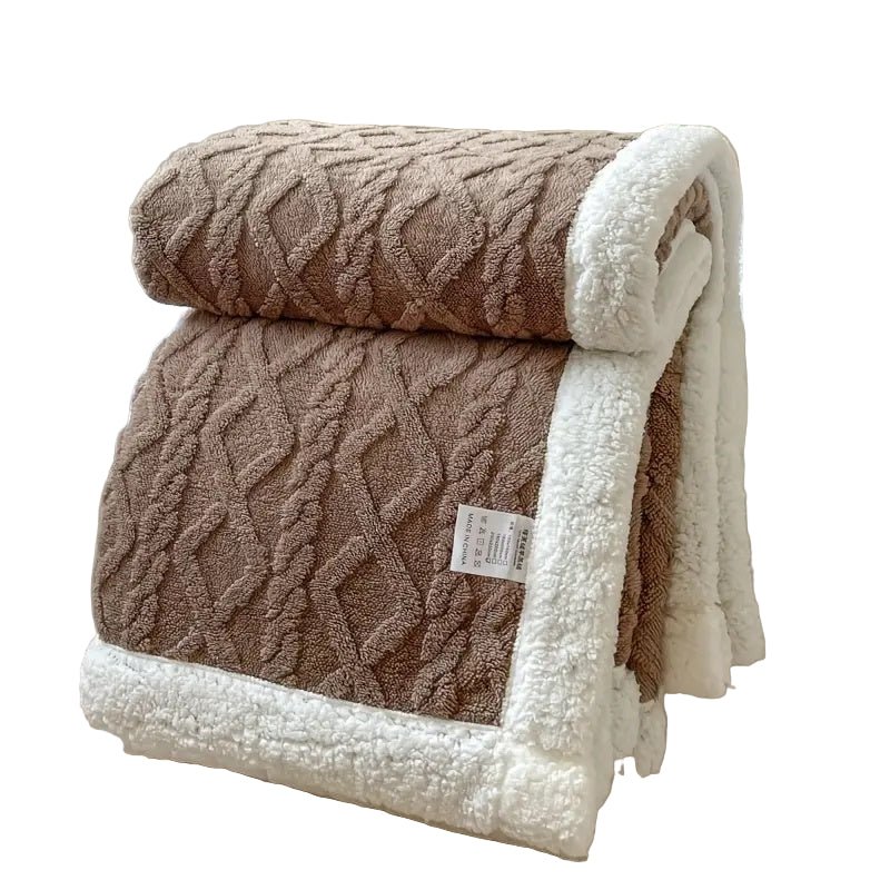 SHERPLY – Vändbar filt i Sherpa-fleece för året runt-komfort