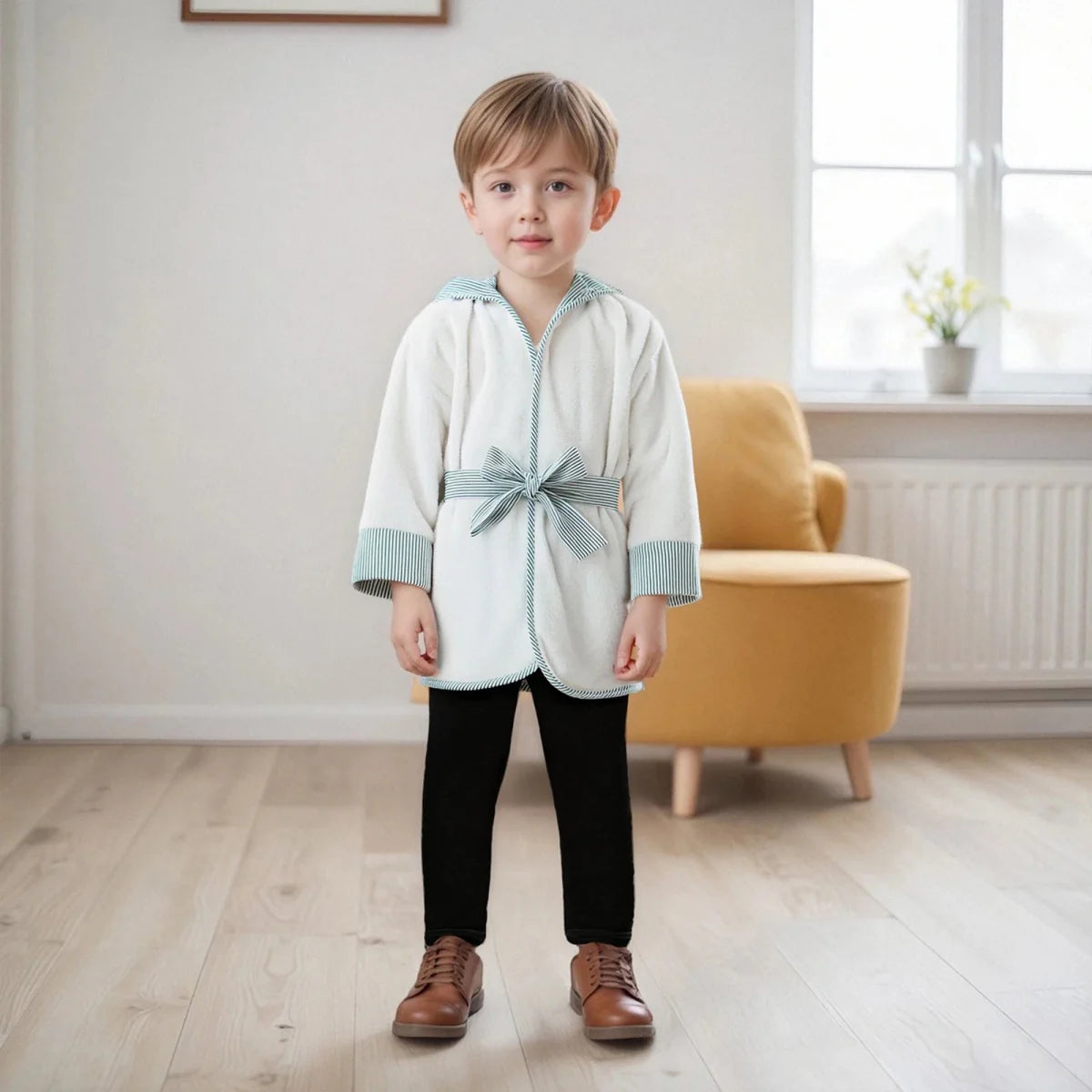 SNUGHOOD – Mjuk huva badrock för barn