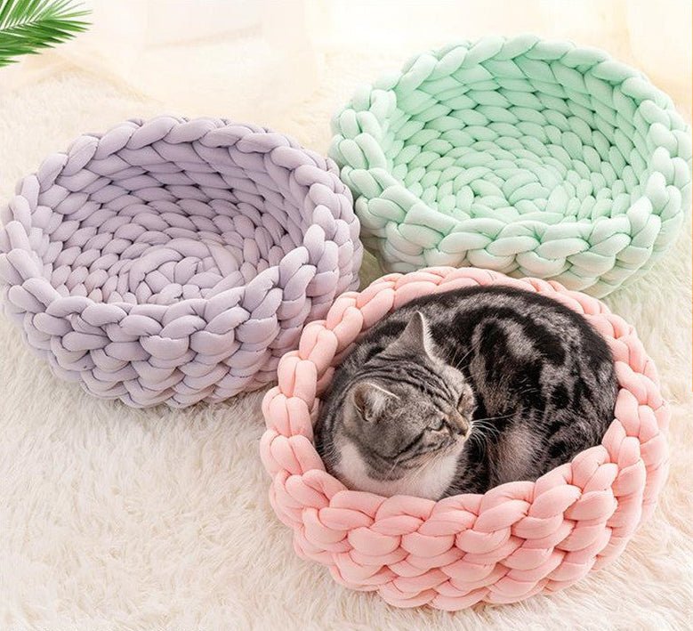 SNUGWOOL – Mjuk ullkorg för husdjur med högt kantstödsystem