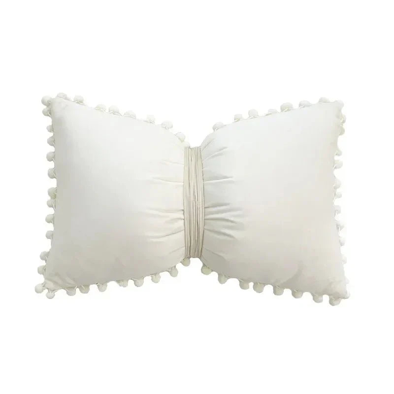 Solid Candy Colour Fransen Kuddöverdrag Sammet 50x30cm