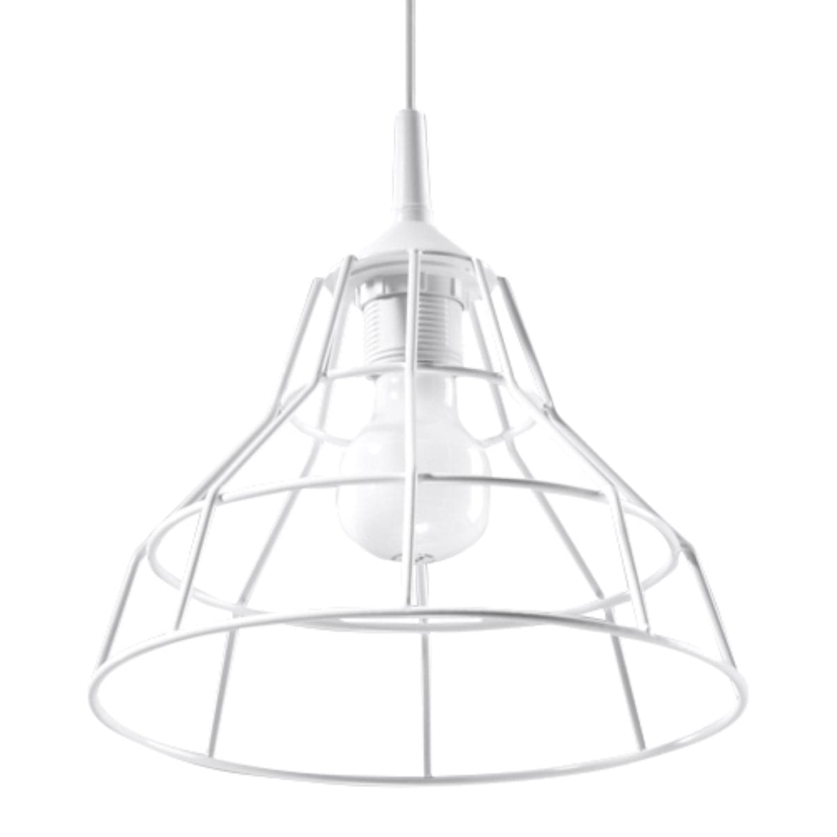 Anata Modern Taklampa - Vit Stål - E27 LED Kompatibel
