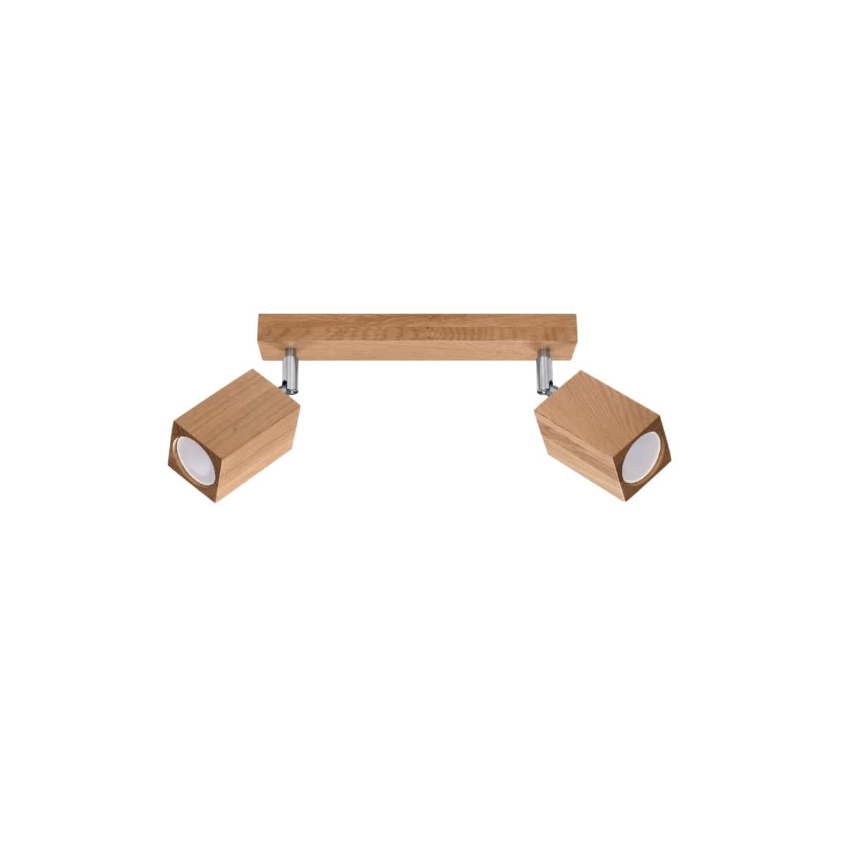 KEKE 2 Eklampa - Minimalistisk Trädesign - Loftstil Belysning - Hållbara och Justerbara Lampa Alternativ