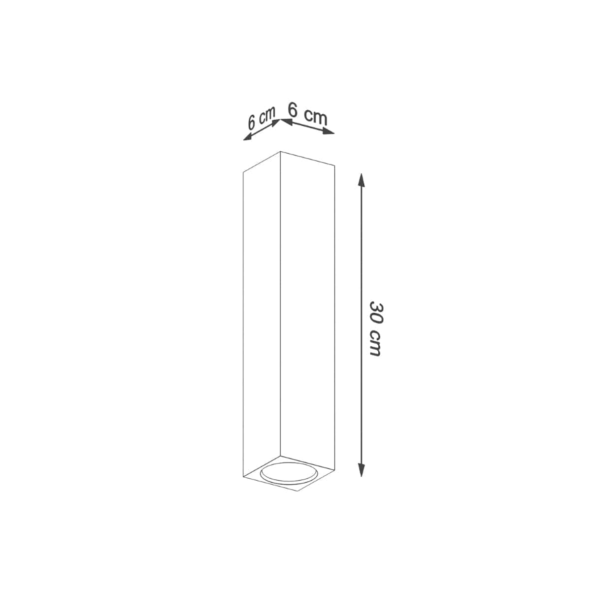 KEKE 30 Ek Taklampa - Minimalistisk Trädesign - Loftstil Belysning - Hållbar Konstruktion - Justerbar Lampa Kompatibilitet