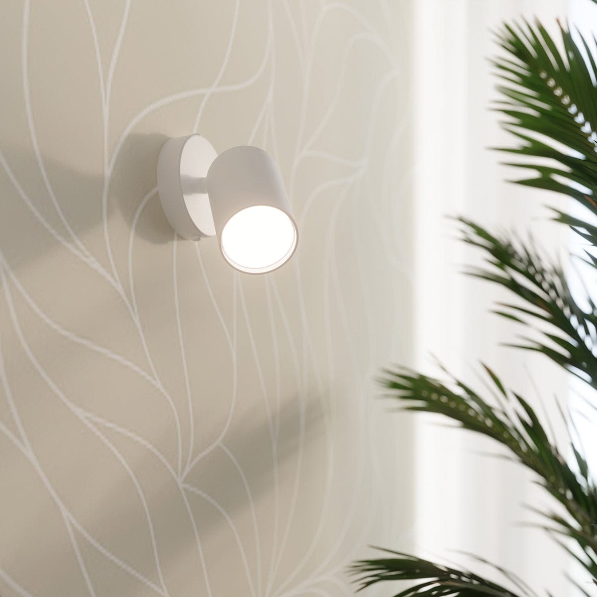 LEMMI Taklampa 3 Vit - Minimalistisk Design - LED Modul - Justerbar Belysning - 5-års Garanti - Högkvalitativ Metall