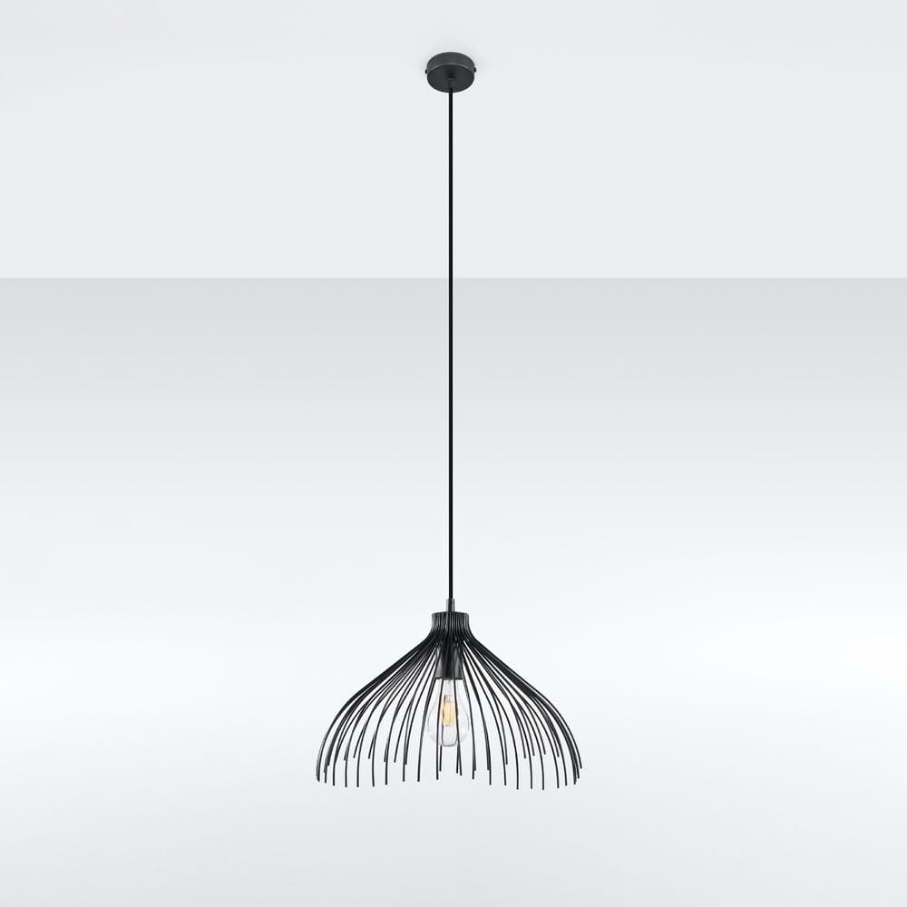 Hängande lampa stål Umb industriell design E27