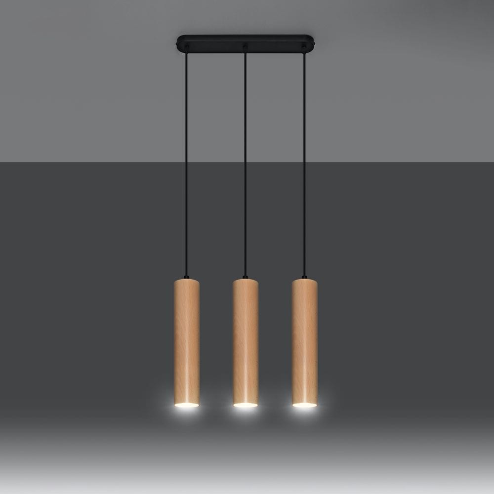 Pendant lamp wood Lino Skandinavisk Design GU10