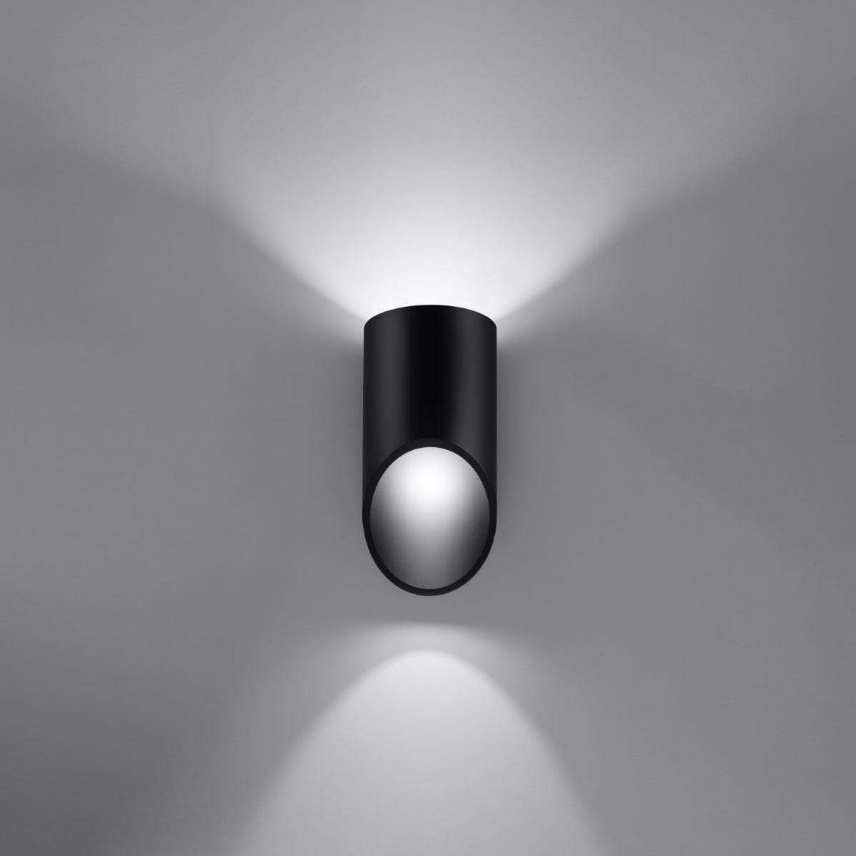 Penne Svart Aluminium Vägglampa - Minimalistisk G9 LED Lampa - 10x12x20 cm