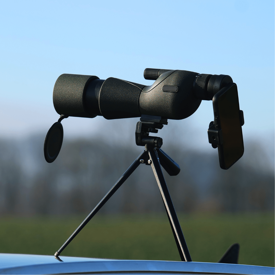 Carvallo – Zoomspottinghuvud med 25–75x förstoring och bred 60 mm lins