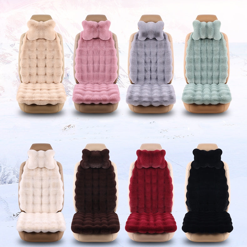 Carvallo - Lyxig Förstärkt Pläden Bilsäteskudde Set