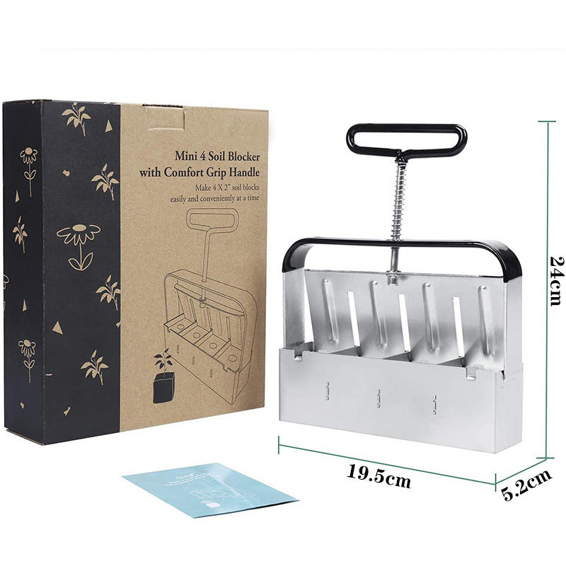 Carvallo - Manuell klumpbildare, markblockerare, trädgårdsverktyg för sådd