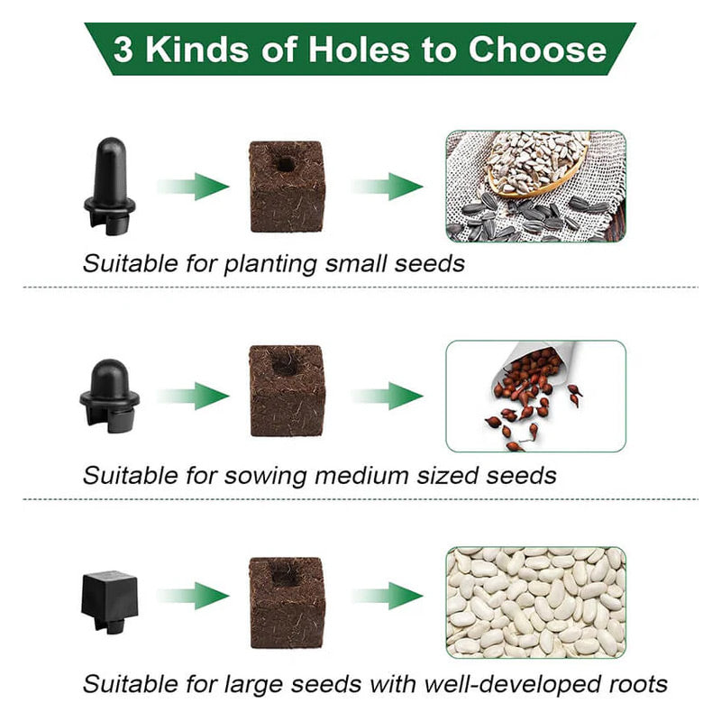 Carvallo - Manuell klumpbildare, markblockerare, trädgårdsverktyg för sådd