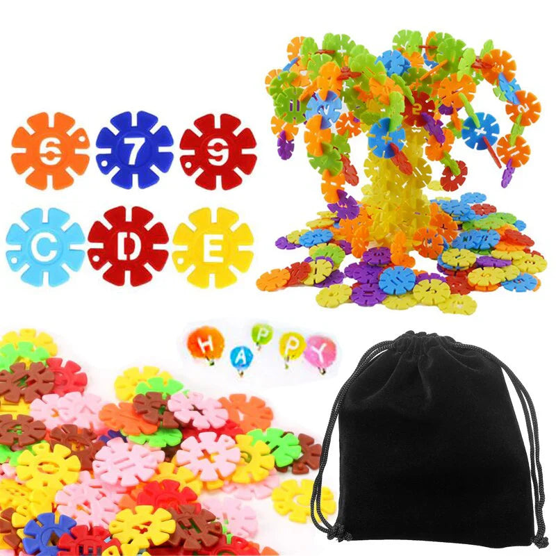 Snöflinga Byggklossar - Timmars Roliga med Unika Byggklossar