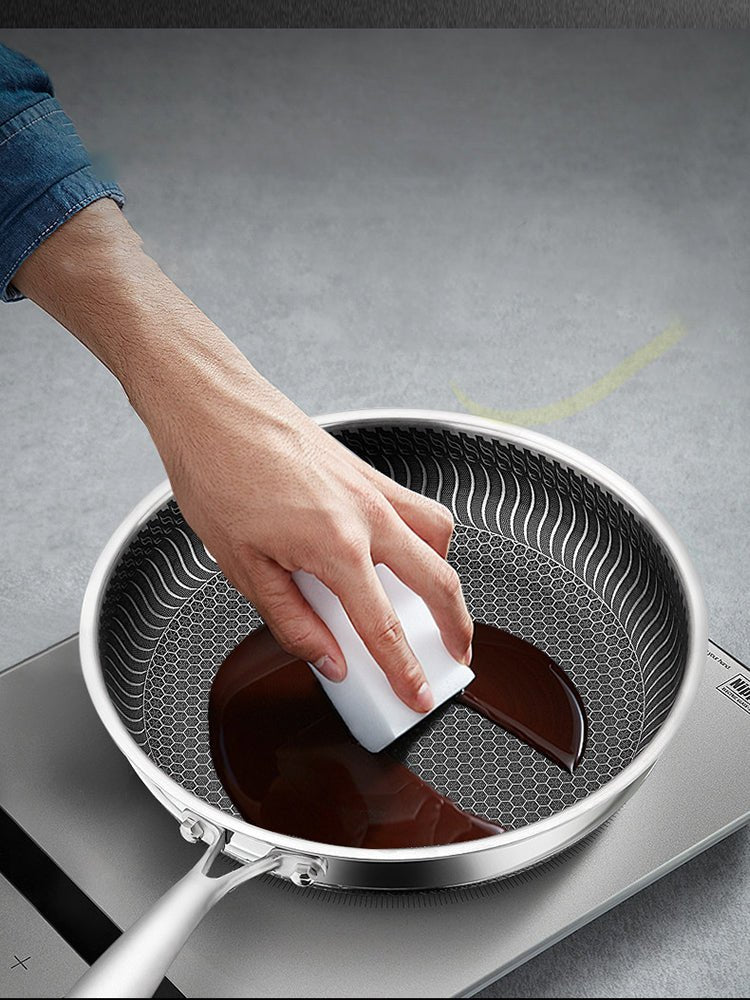 FERROFLAME – Rostfri stekpanna med bikakevärmefördelning