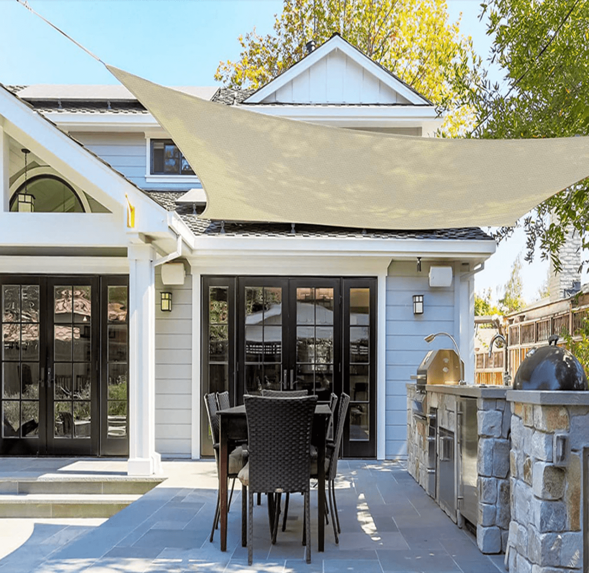 Solskydd Pro - UV-blockerande, vattenavvisande solsegel för komfort utomhus