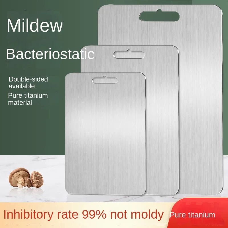 Titanclean Skärbräda - Antibakteriell rostfri yta för hygienisk och reptålig livsmedelsberedning