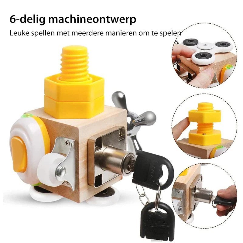 ToyCube - Portabel lärande kub med interaktiva aktiviteter för på språng