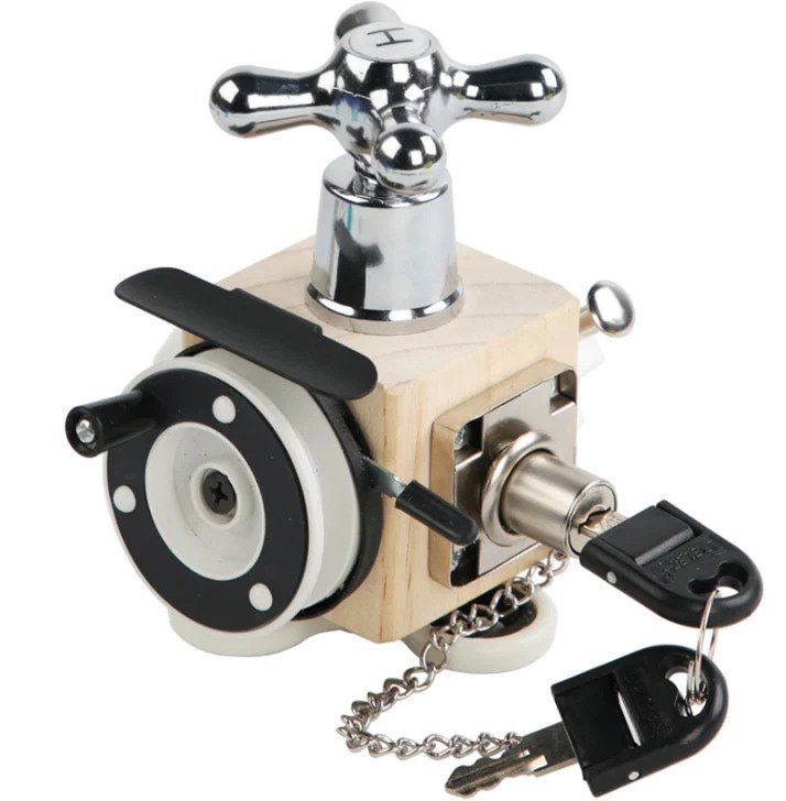 ToyCube - Portabel lärande kub med interaktiva aktiviteter för på språng