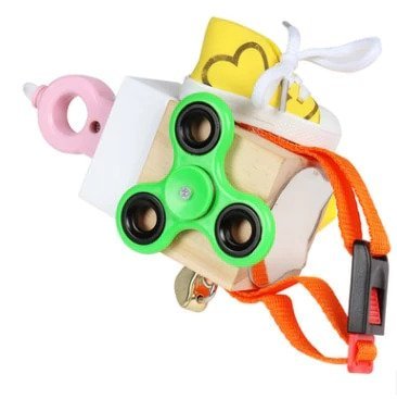 ToyCube - Portabel lärande kub med interaktiva aktiviteter för på språng