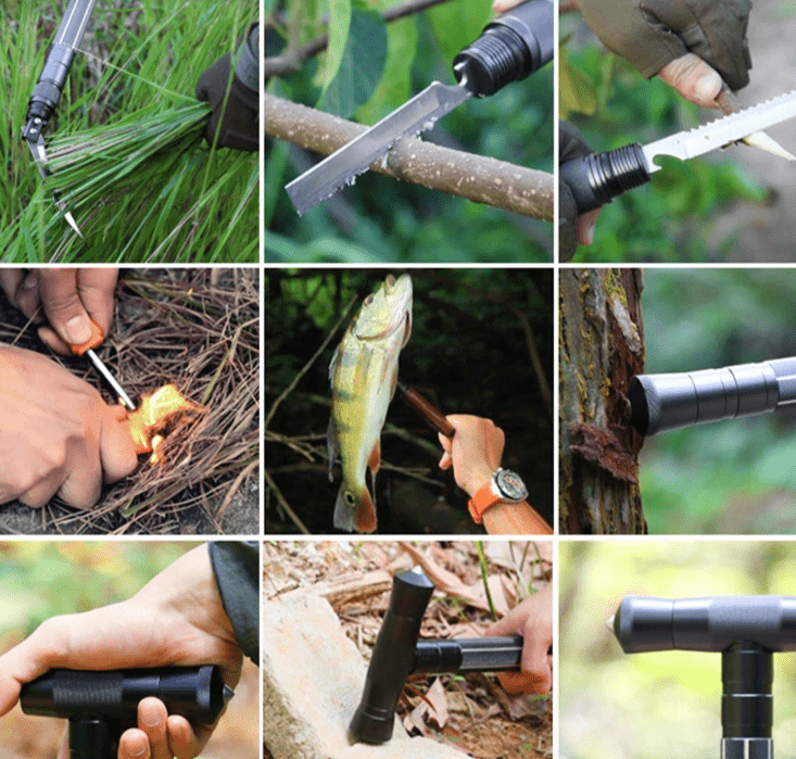 TRAILMATE – Multifunktionell vandringsstav för utomhusäventyr