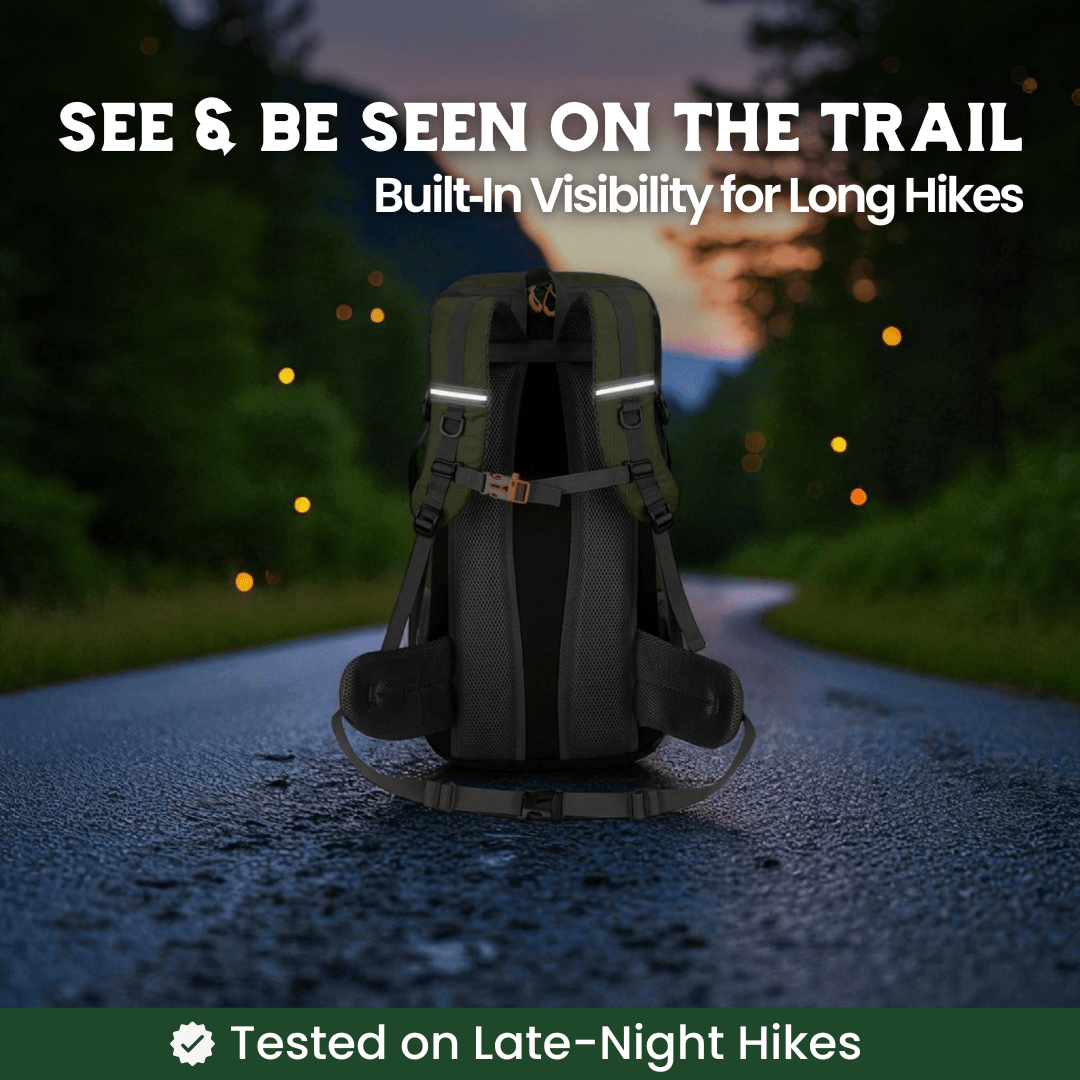 TRAILPRO 50L – Vandringsryggsäck med andningsbar rygg & smart förvaring