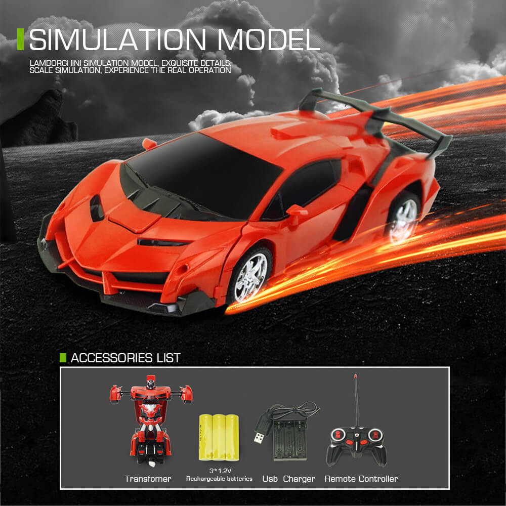 Fjärrkontrollad Bil Robot Lektoy för Barn