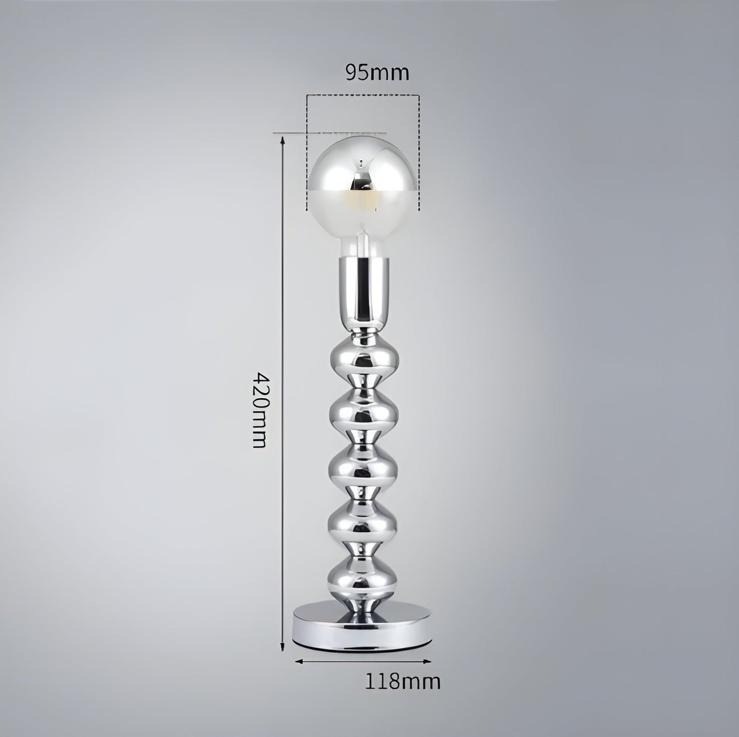 RetroInspira Lampa - Koreansk Vintage LED Skrivbordslampa