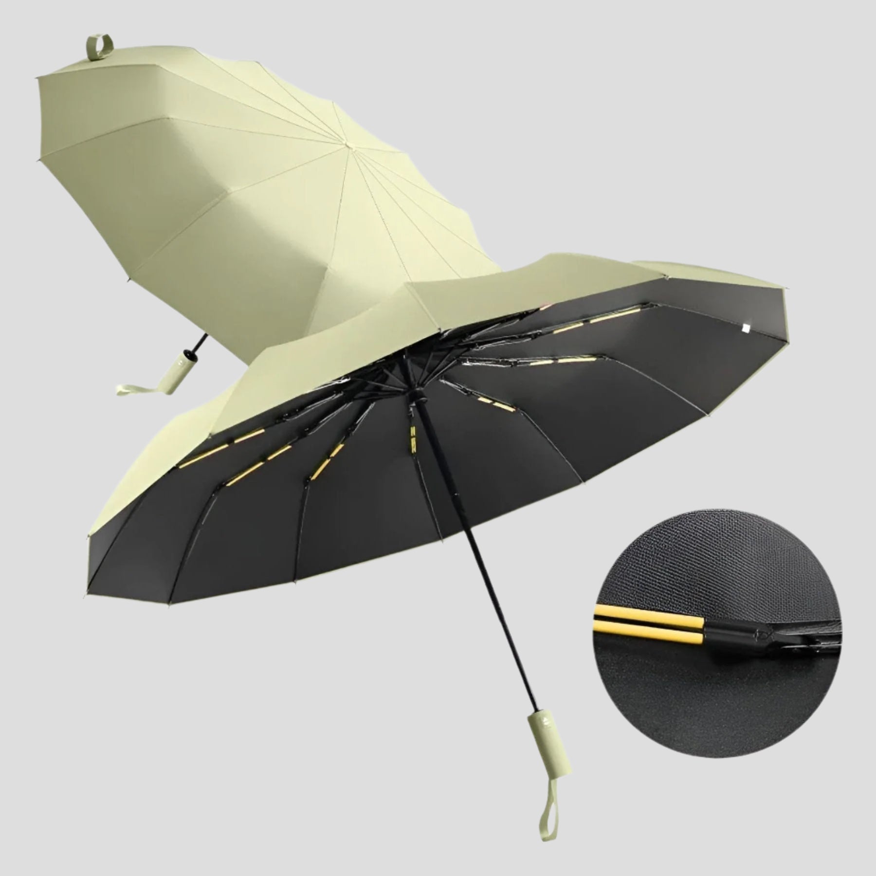 Fällbar paraply – Vindbeständig & UV-skydd | Kompakt & Hållbar