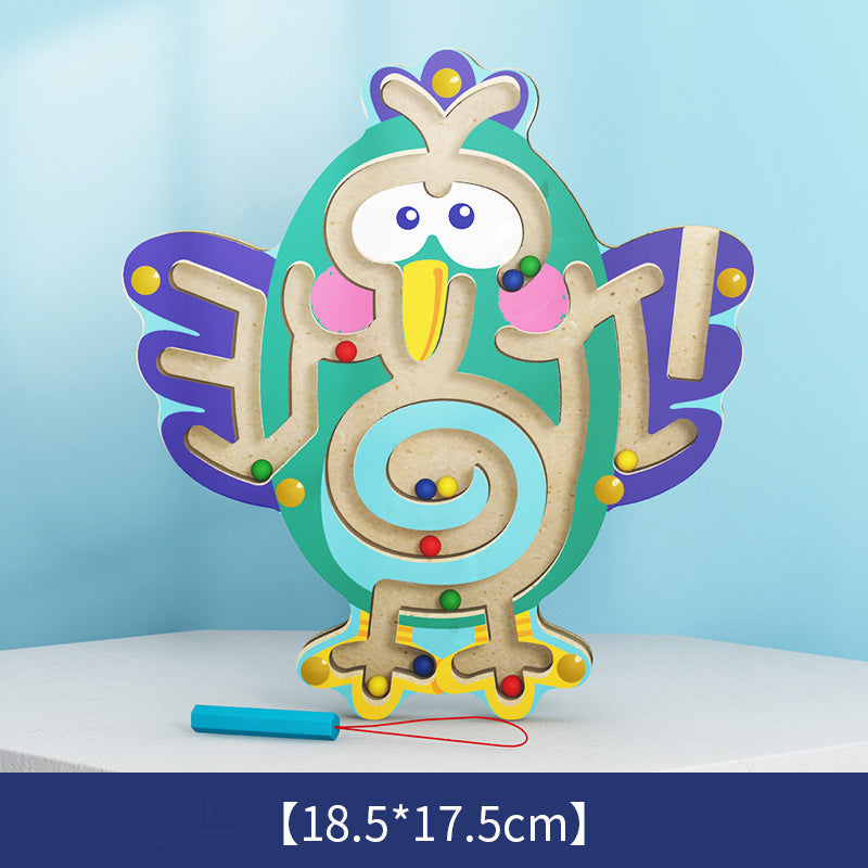 AnimalMaze - Montessori Magnetisk Labyrintleksak