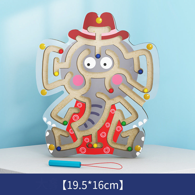 AnimalMaze - Montessori Magnetisk Labyrintleksak