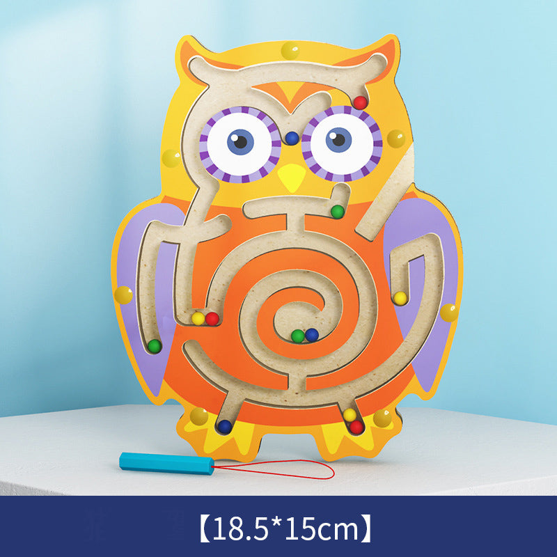 AnimalMaze - Montessori Magnetisk Labyrintleksak