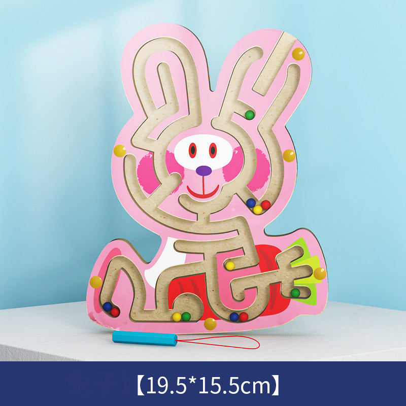 AnimalMaze - Montessori Magnetisk Labyrintleksak